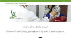 Desktop Screenshot of laboratorioclinicocentralsas.com