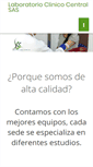 Mobile Screenshot of laboratorioclinicocentralsas.com